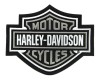 Harley-Davidson&reg;Gray Bar & Shield Logo PatchHarley&reg; Patch 3 SizesFREE SHIPPING