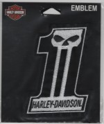Harley-Davidson&amp;reg;Willie G Famous #1 Skull PatchHarley&amp;reg; Patch 2 SizesFREE SHIPPING