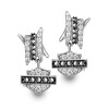 Harley-Davidson&reg; Bling Barb Wire Post Dangle Earrings Silver SilverHDE0530 