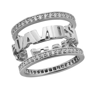 Ladies Harley-Davidson® 3 Ring Bling Stacking H-D Script Rings Sterling Silver HDR0294 Ladies Harley-Davidson® 3 Ring Bling Stacking H-D Script Rings Sterling Silver HDR0294 - Product Image