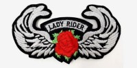 Lady Rider Wings Patch Lady Biker Patch FREE SHIPPING