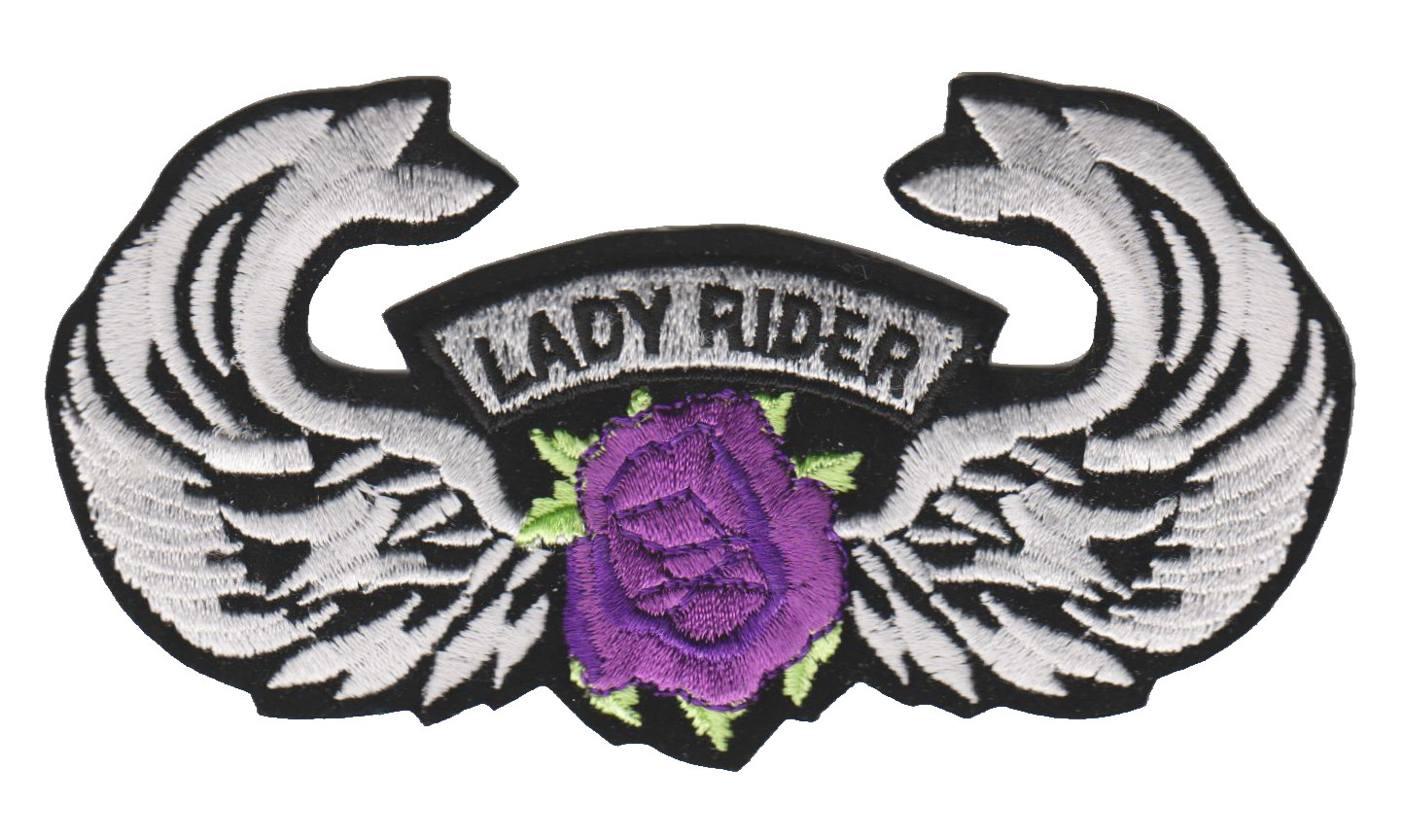 Lady Rider Wings Patch Lady Biker Patch FREE SHIPPING