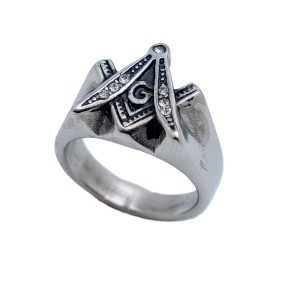 Masons Ring Stainless Steel  Sizes 9-15 - Product Image