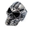 Men's Big Stainless Steel Biomechanical Ring  Sizes 10-15