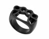 Men's Black "Brass" Knuckles RingStainless Steel Ring8-15