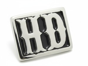 Men's Large "HD" Signet Ring Biker Ring Stainless Steel Sizes 7-17  - Product Image