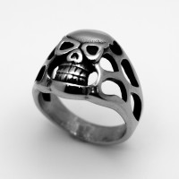 Men's Open Skull Ring Stainless Steel  Sizes 9-15 