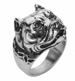 Men's Pit Bull Dog Ring Biker Stainless Steel Sizes 8 - 15 Men's Pit Bull Dog Ring Biker Stainless Steel Sizes 8 - 15 - Product Image