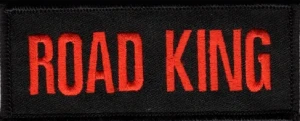 "ROAD KING" Patch Biker Patch FREE SHIPPING