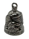 American Flag Ride Bell&reg; "Land of the Free" Stainless Steel RB80  FREE SHIPPING