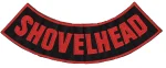 "SHOVELHEAD" PatchBottom Rocker Patch2 Colors FREE SHIPPING
