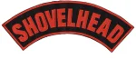 "SHOVELHEAD" Patch  Top Rocker Patch  3 Color Choices FREE SHIPPING