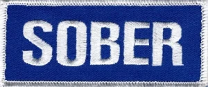 "SOBER" PatchBiker Patch FREE SHIPPING