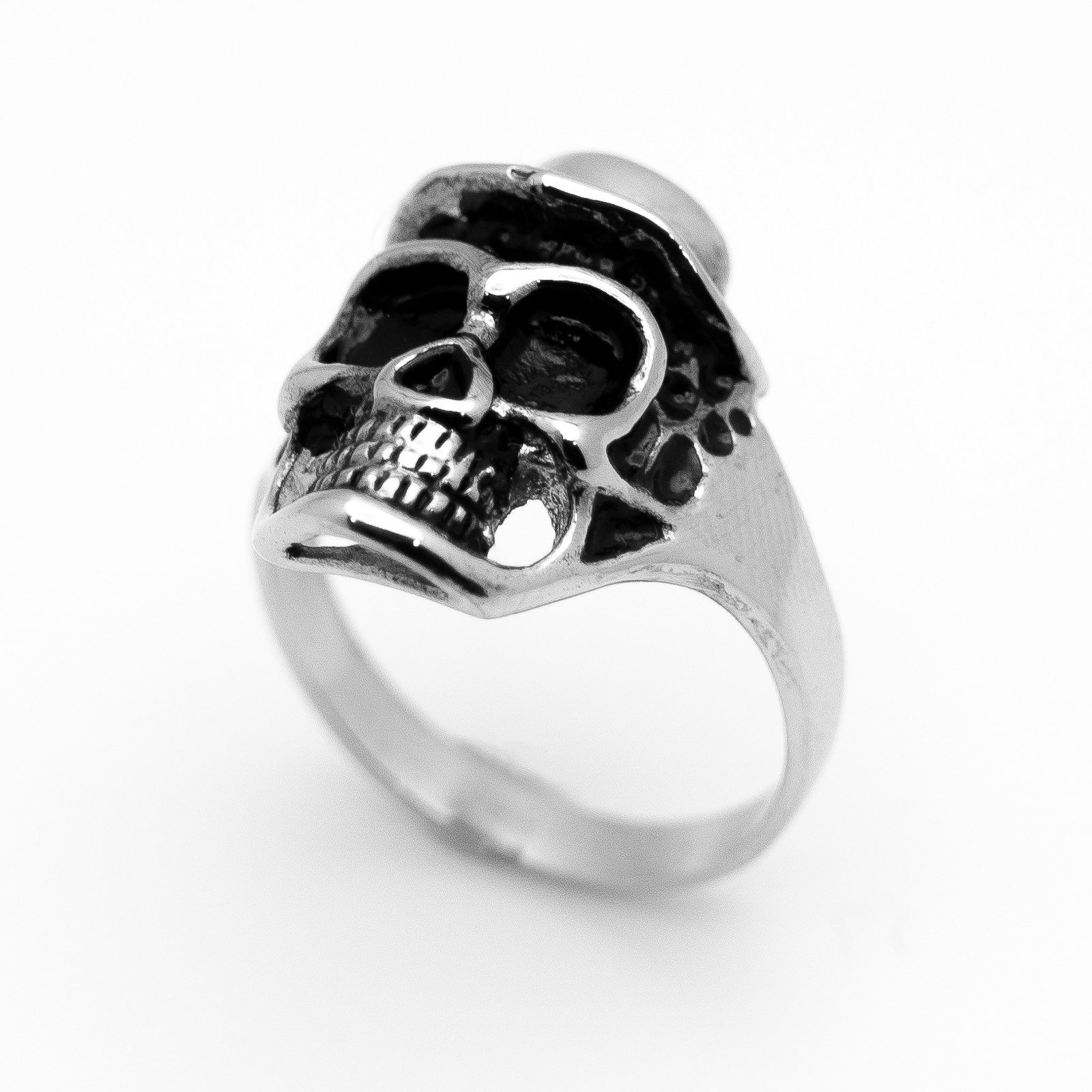 Skull Ring Top Hat Men's Stainless Steel RingSizes 9-15