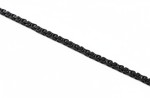 Small 4mm Black Stainless Steel Byzantine Bracelet Men or Women