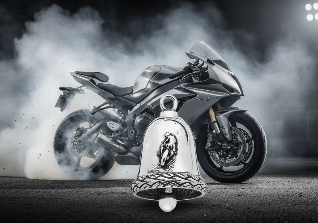 Speed Racer Motorcycle Ride Bell Crotch Rocket Bell Stainless Steel RB18 