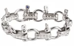 Stainless Steel Men or Women's Boat Jewelry Shackle Bracelet 