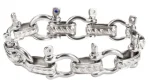 Stainless Steel Men or Women's Boat Jewelry Shackle Bracelet 