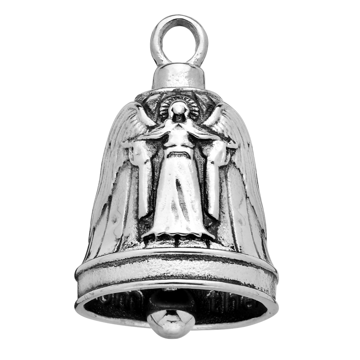 Guardian Angel Motorcycle Ride Bell Stainless Steel  - Product Image