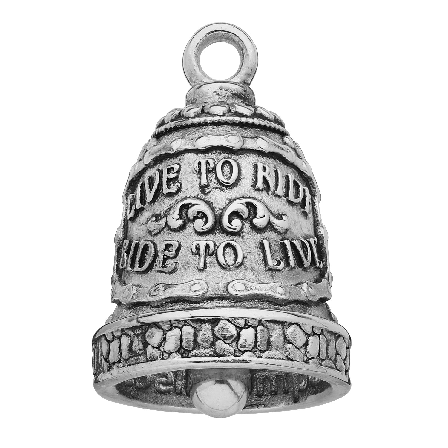 Stainless Steel Motorcycle Ride Bell ® Wild One FREE SHIPPING , Biker Jewelry Rings Bracelets