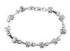 Stainless Steel Piston Unisex Motorcycle Biker Bracelet 