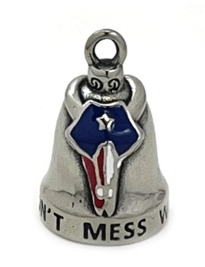 Texas Motorcycle Ride Bell Gremlin Bell Don't Mess with Texas  - Product Image