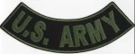 "U.S. ARMY" PatchBottom Rocker Military Patch in 3 ColorsFREE SHIPPING