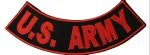 "U.S. ARMY" PatchBottom Rocker Military Patch in 3 ColorsFREE SHIPPING