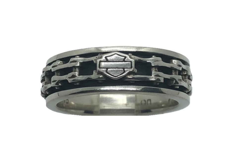 Harley-Davidson® Spinner Bike Chain Bar & Shield® Logo Ring
