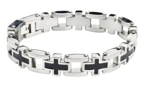 Unisex Religious Bracelet Cross Stainless Steel  - Product Image