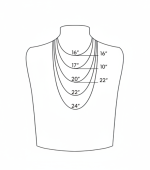 Women's Small 18mm Handcuff Necklace Open Link Chain Stainless Steel